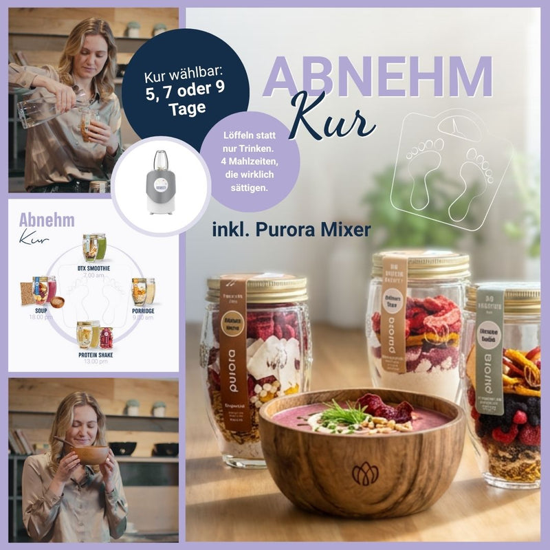 Abnehm Kur (mit Purora Mixer)