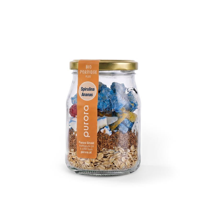 PORRIDGE PLUS - Spirulina, Kokos, Ananas