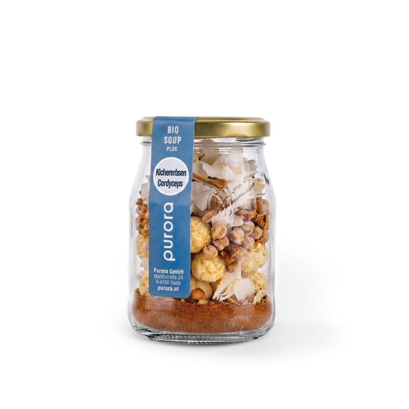SOUP PLUS - Kichererbsen, Curry, Cordyceps