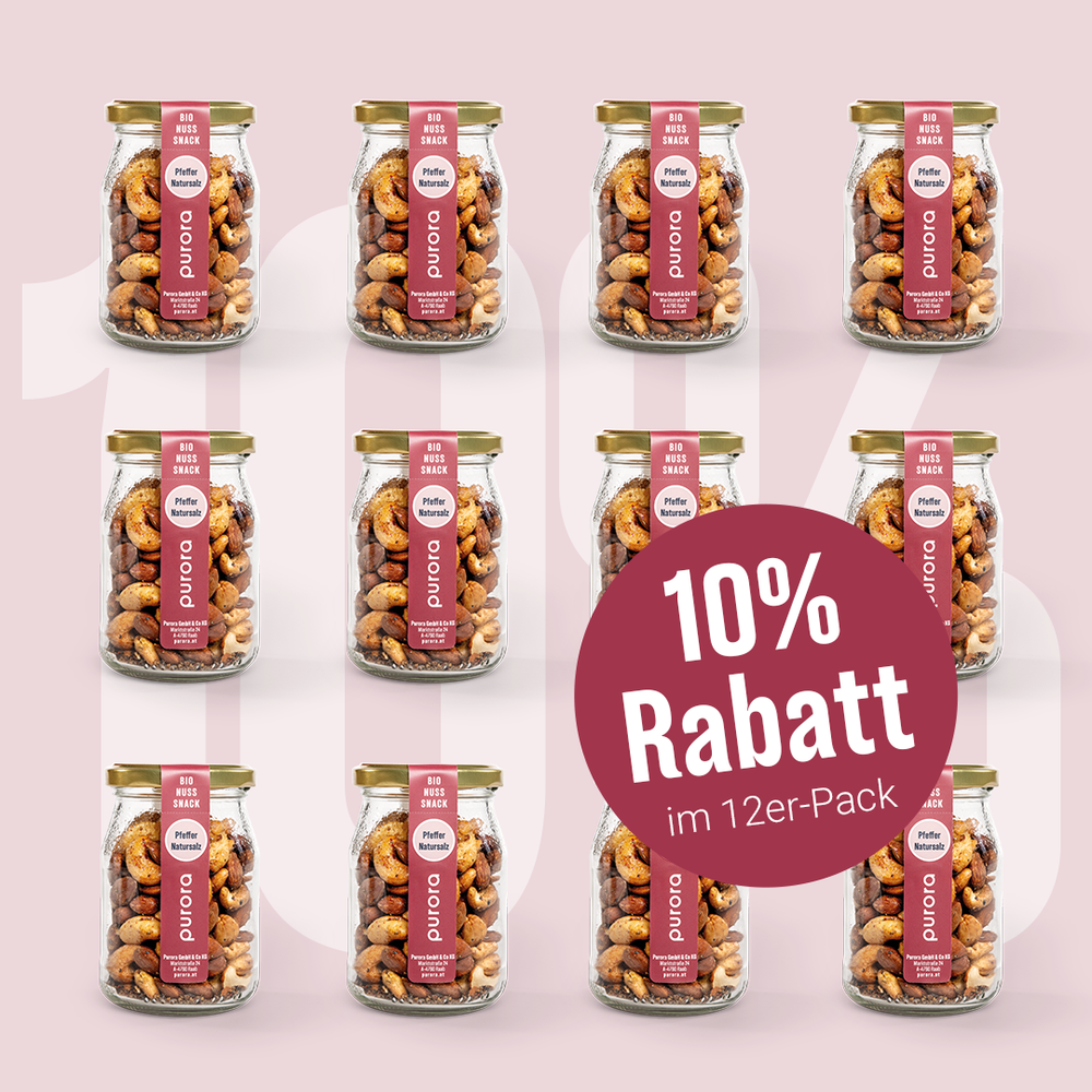 NUSS SNACK - Pfeffer & Natursalz