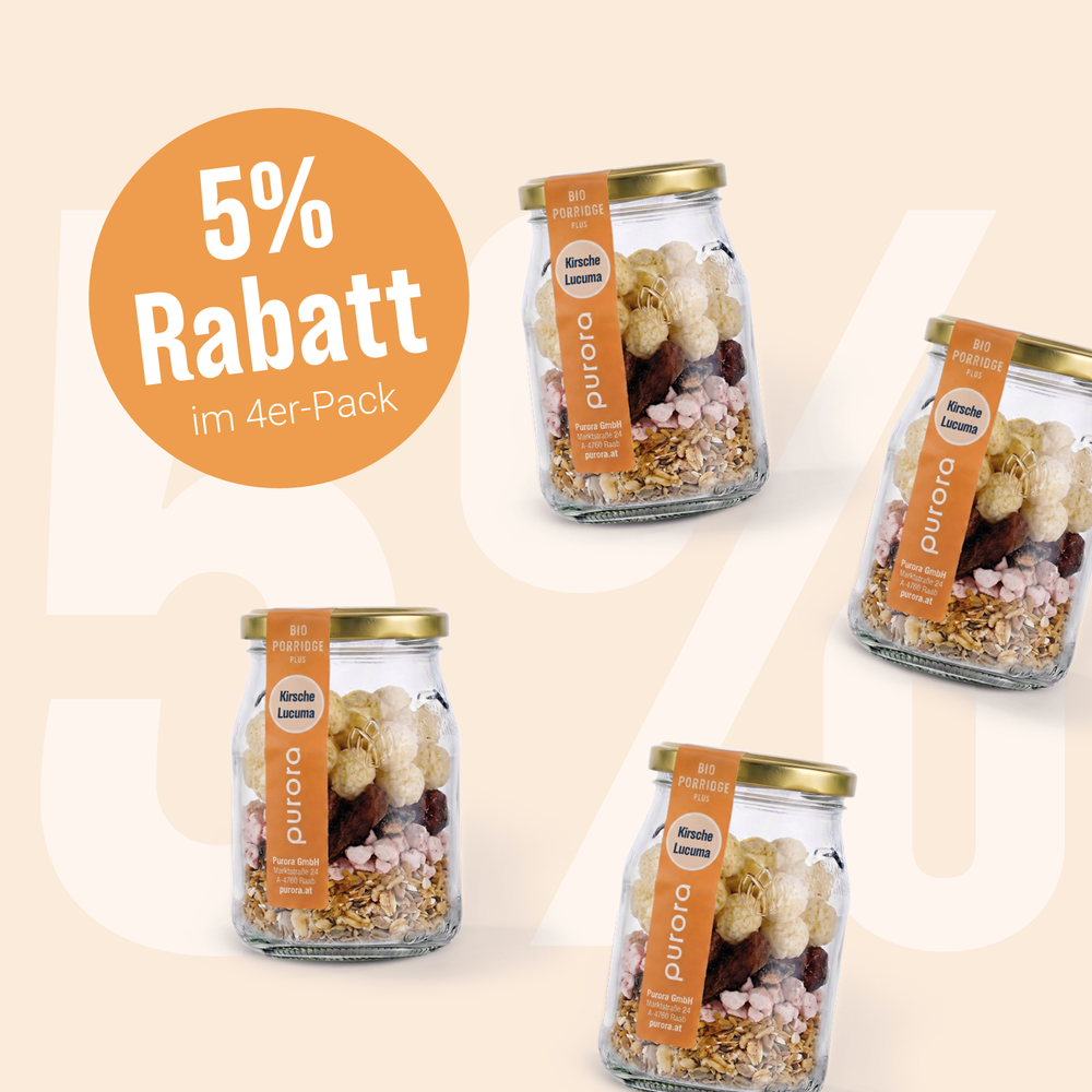 PORRIDGE PLUS - Kirsche, Cashew, Lucuma