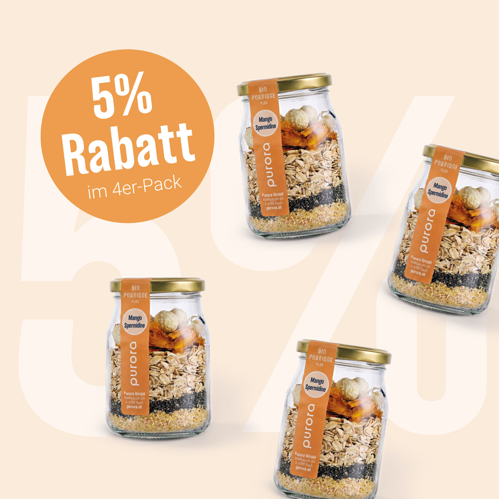 PORRIDGE PLUS - Mango, Mohn, Spermidine
