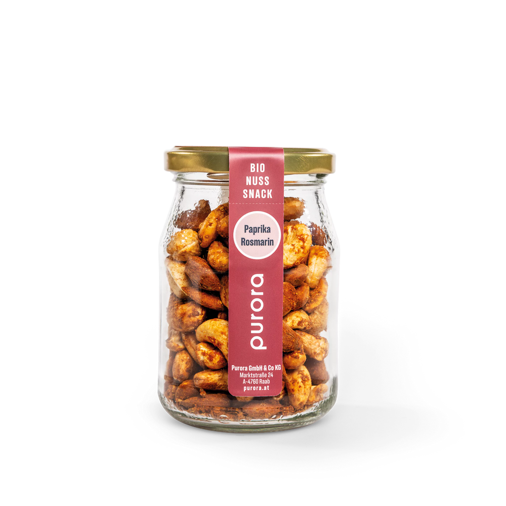 NUSS SNACK - Paprika geräuchert & Rosmarin