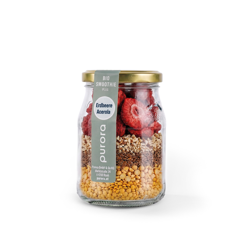  SMOOTHIE PLUS - Erdbeere, Acerola, Hericium
