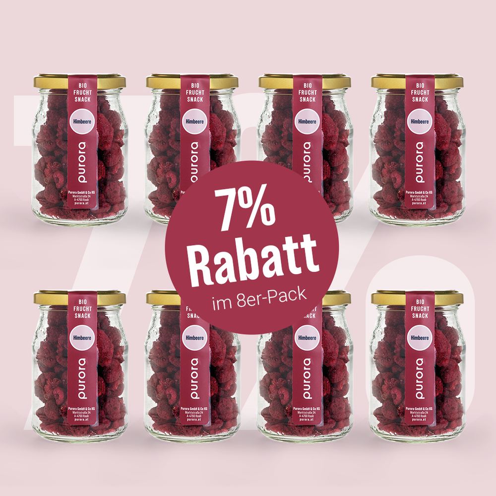 FRUCHT SNACK - Himbeere handselektiert