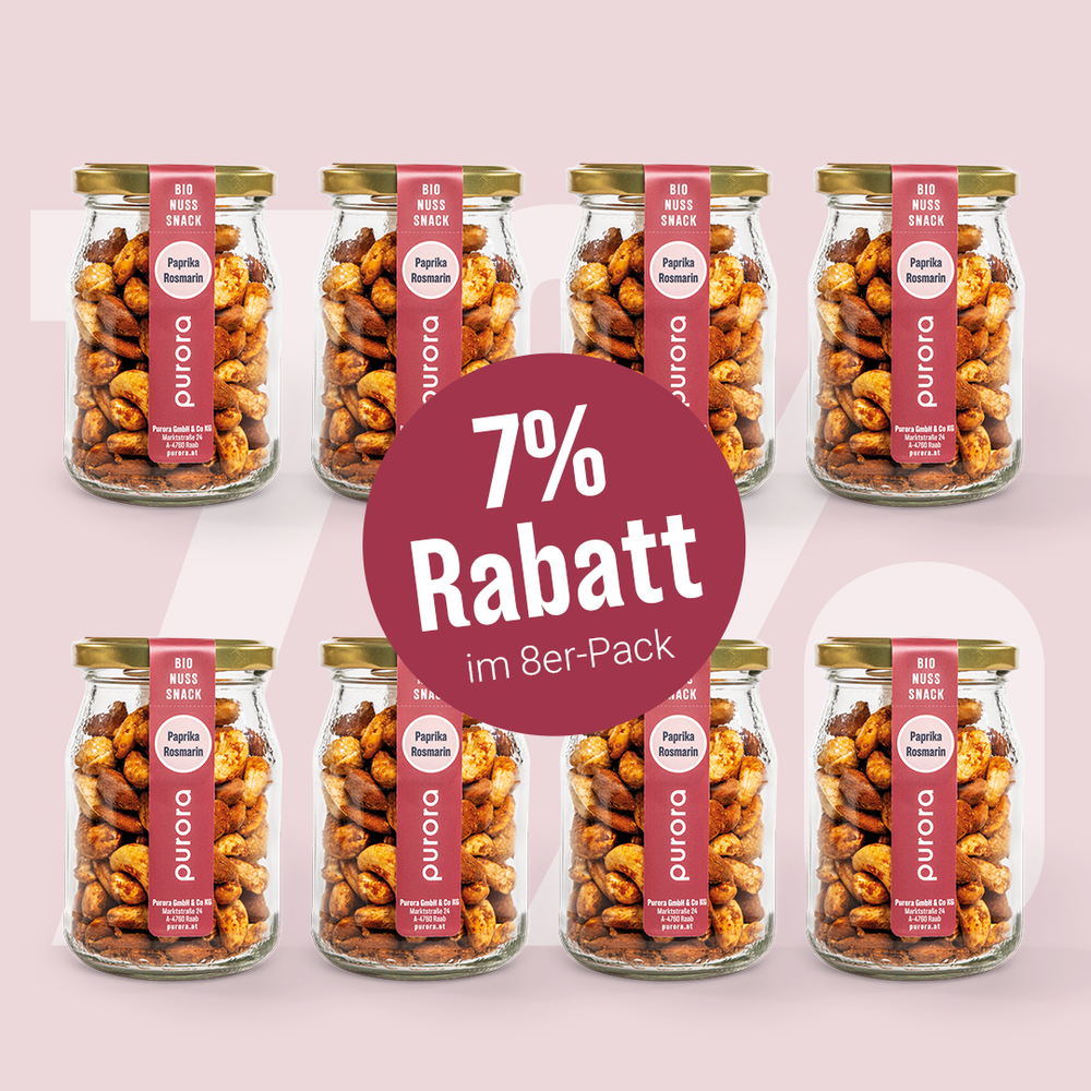 NUSS SNACK - Paprika geräuchert & Rosmarin