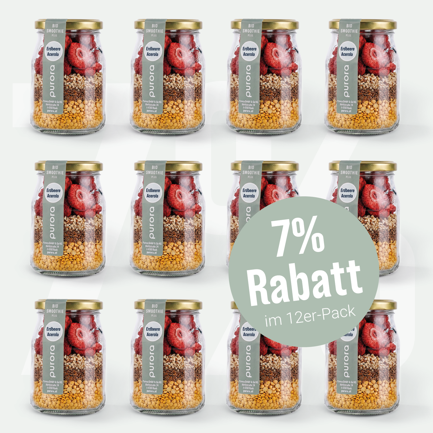  SMOOTHIE PLUS - Erdbeere, Acerola, Hericium