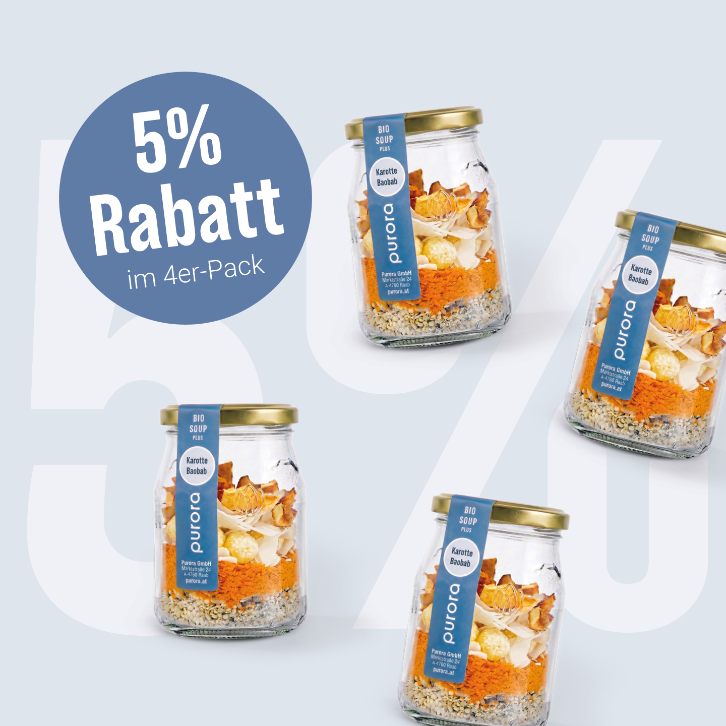 SOUP PLUS - Karotte, Apfel, Baobab