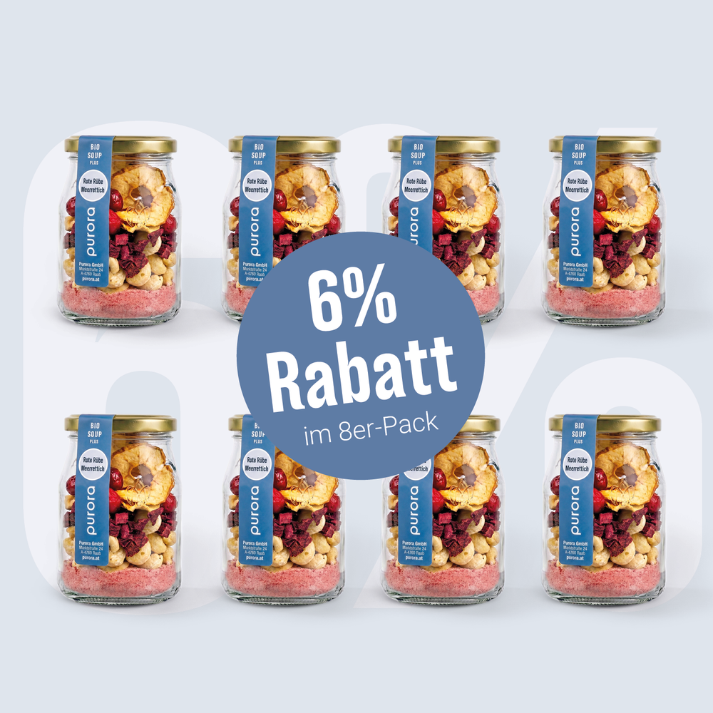  SOUP PLUS - Rote Rübe, Apfel, Meerrettich