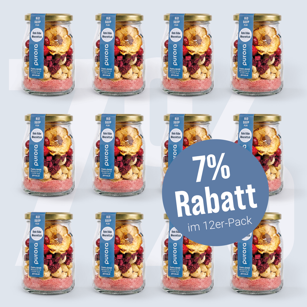  SOUP PLUS - Rote Rübe, Apfel, Meerrettich