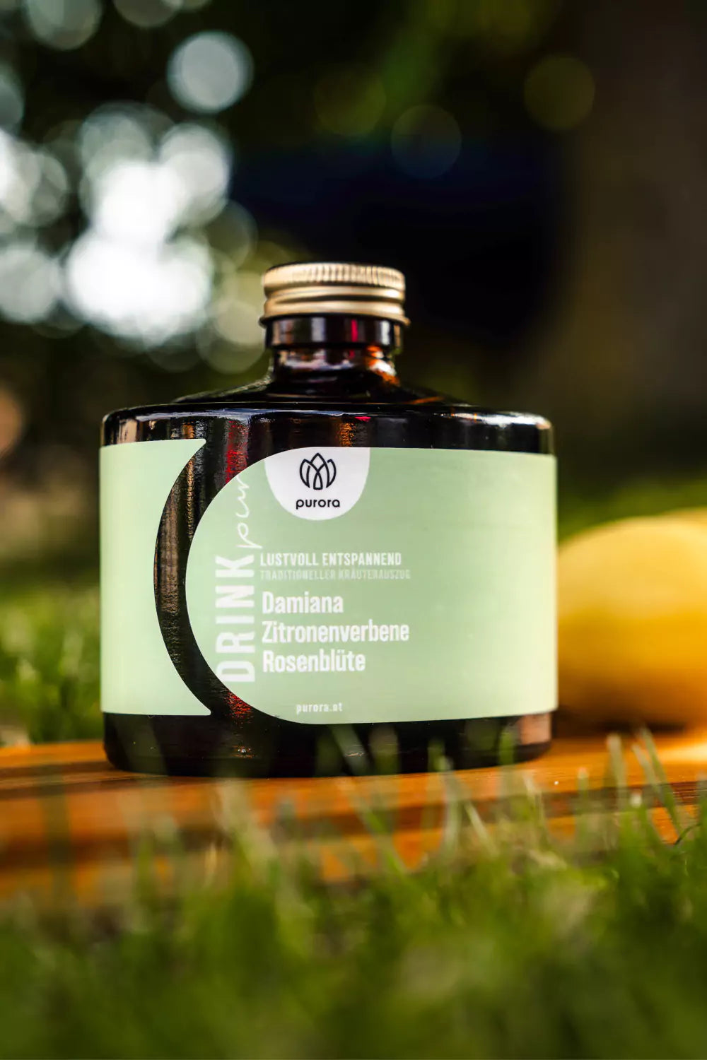 Bio Sirup - Damiana, Zitronenverbene, Rosenblüte