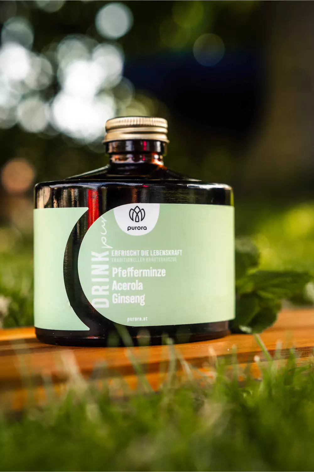 Bio Sirup - Pfefferminze, Acerola, Ginseng