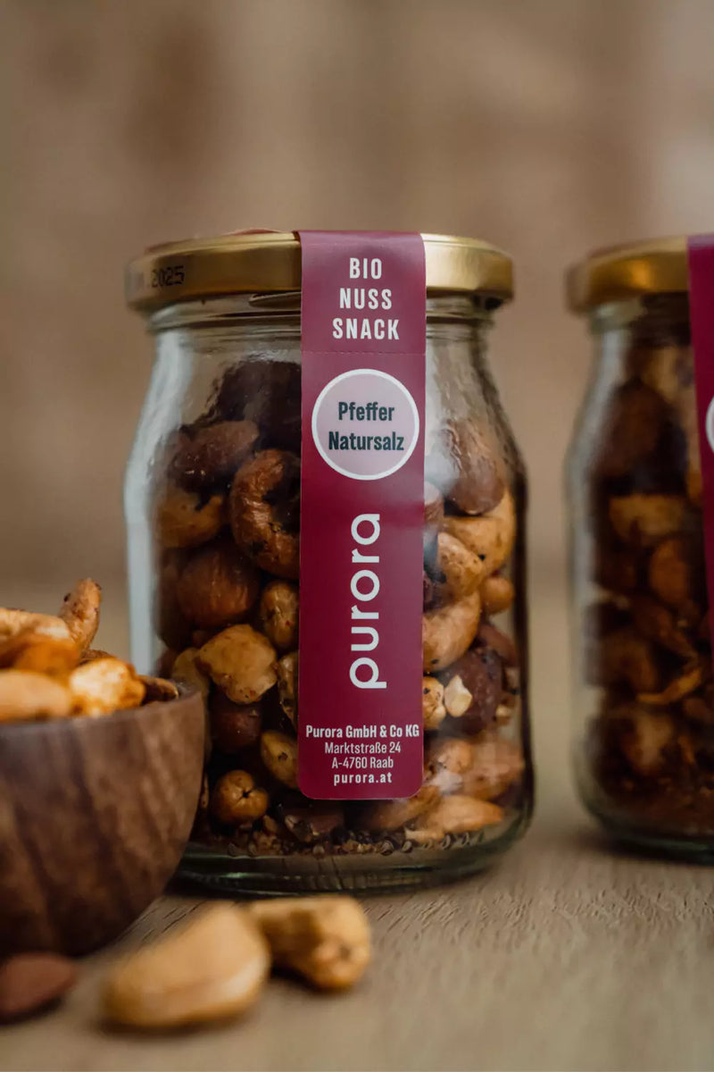 NUSS SNACK - Pfeffer & Natursalz