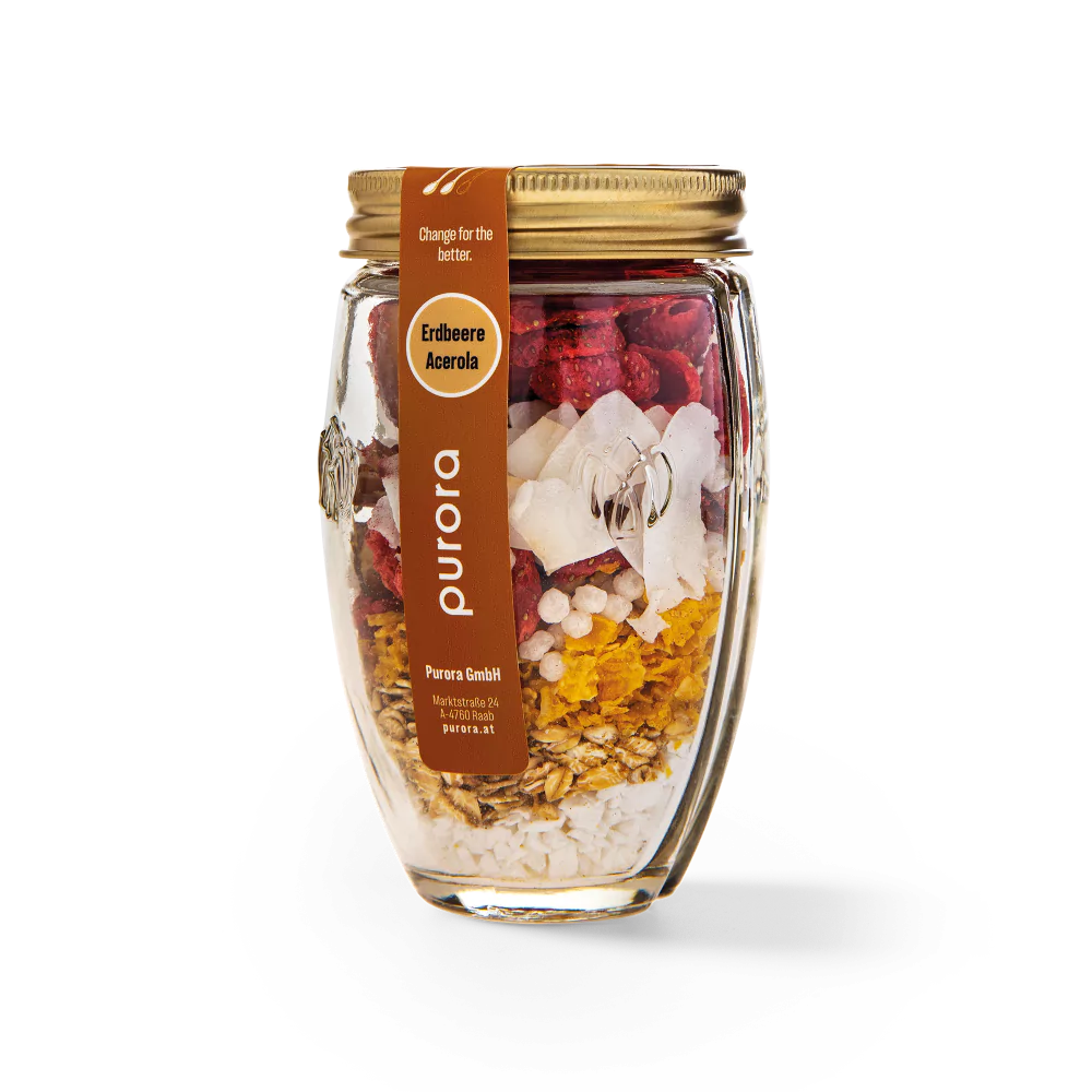  PORRIDGE PLUS - Erdbeere, Kokos, Acerola