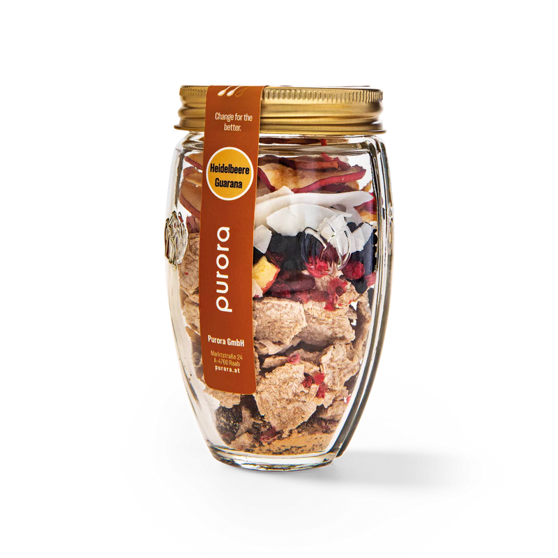  PORRIDGE PLUS - Wildheidelbeere, Apfel, Guarana