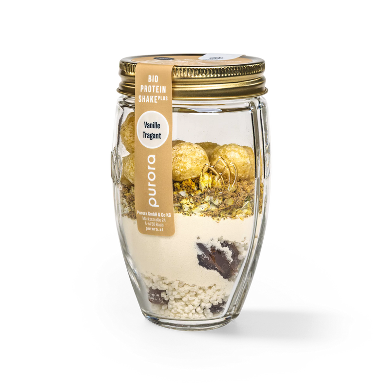  PROTEIN SHAKE PLUS - Bourbon Vanille, Tragant