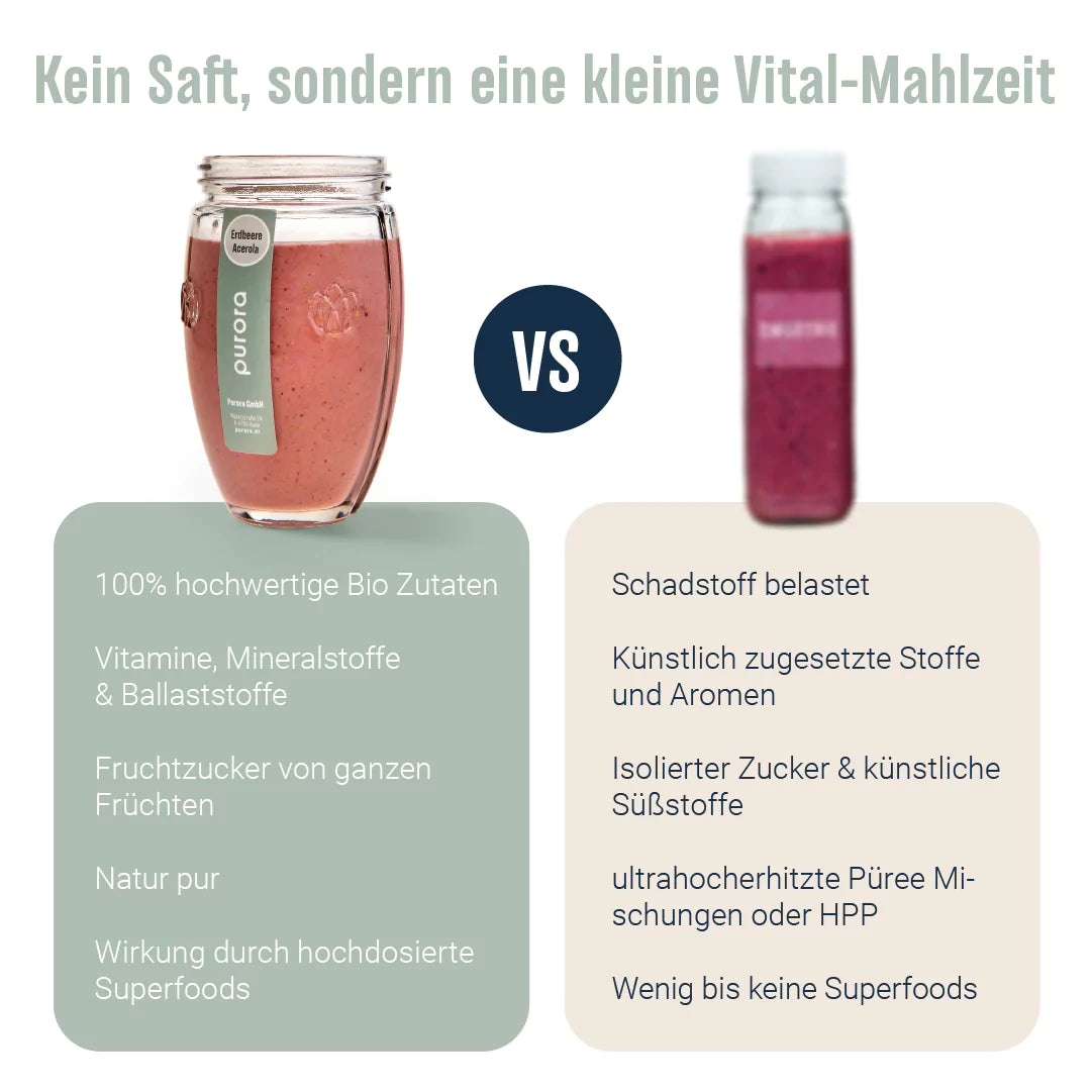  SMOOTHIE PLUS - Himbeere, Wildheidelbeere, Baobab